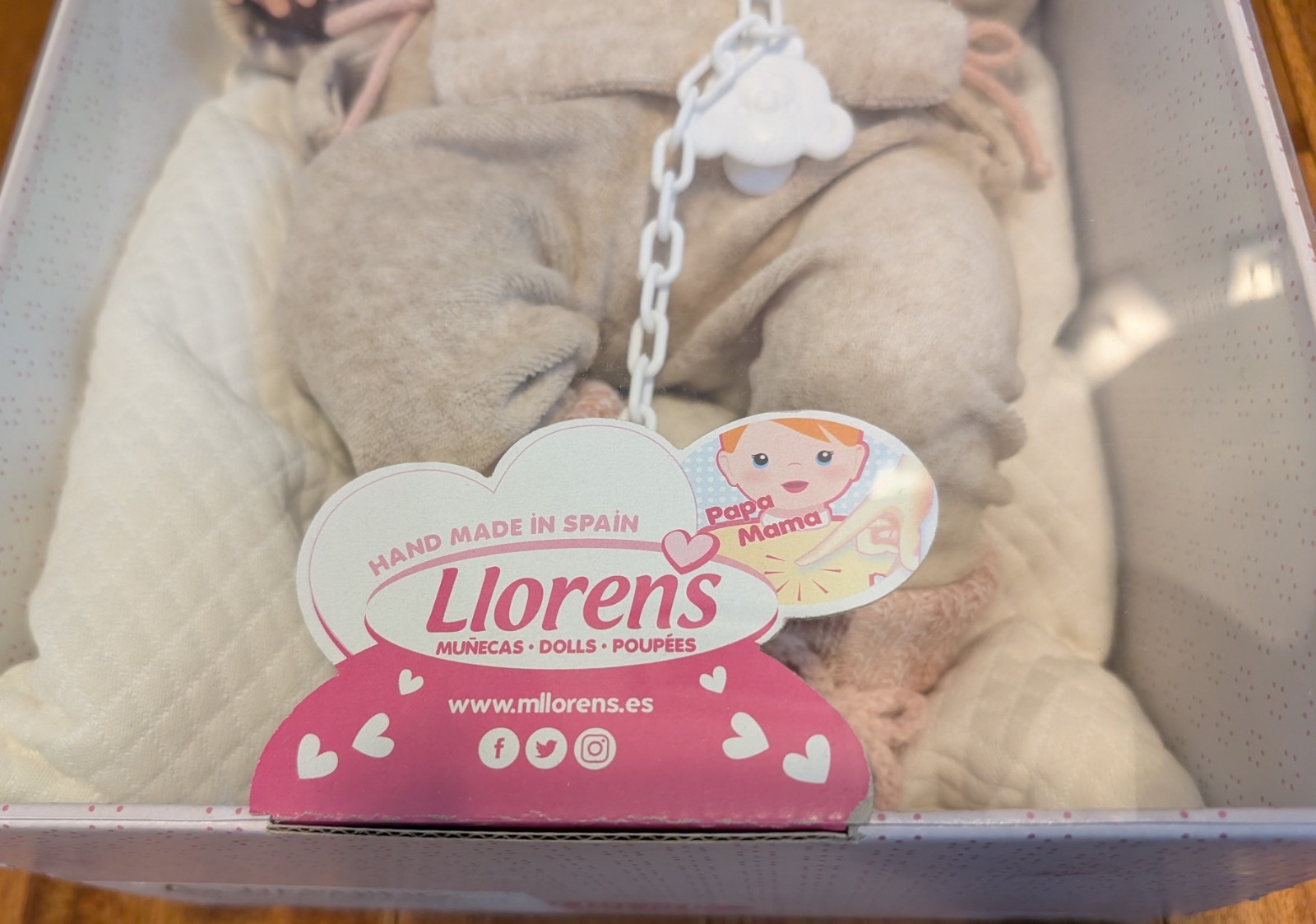 Llorens 16.5″ Soft Body Crying Newborn Doll Briana – Brand New