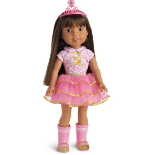 American Girl ASHLYN DOLL skirt tee boots tiara