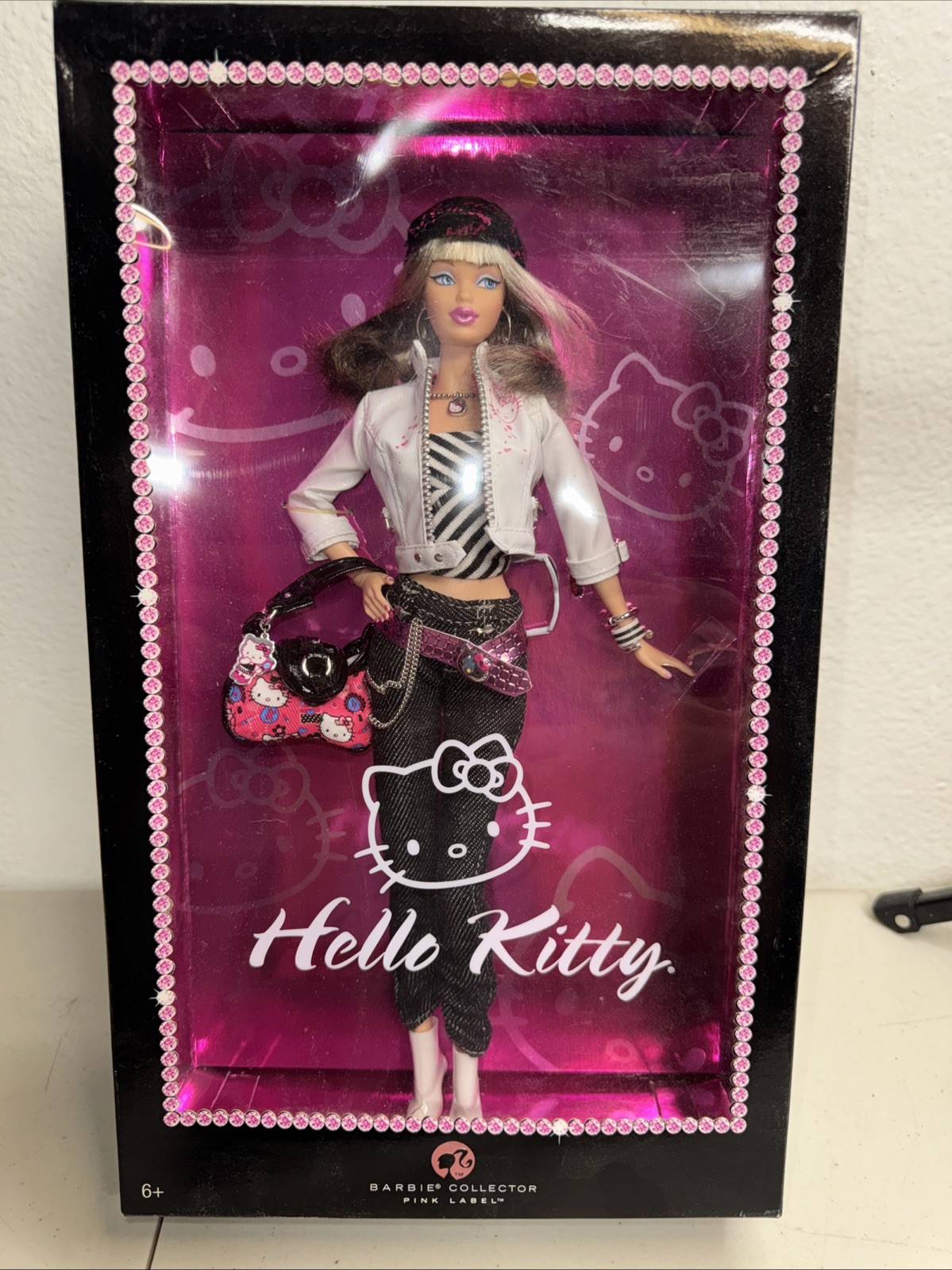 Mattel BARBIE HELLO KITTY DOLL Pop Culture Collection PINK LABEL L4687 NRFB
