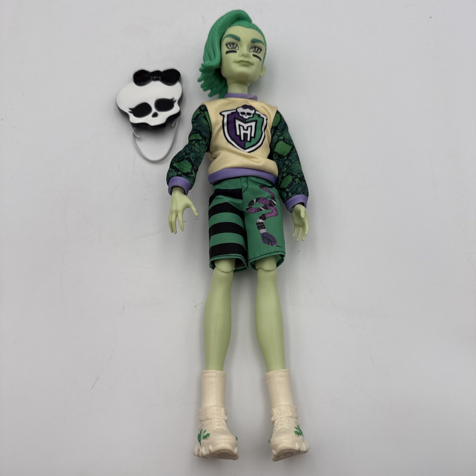 Monster High – G3 Ghoul Spirit Deuce Gorgon Doll Boy – Mattel- With Mask