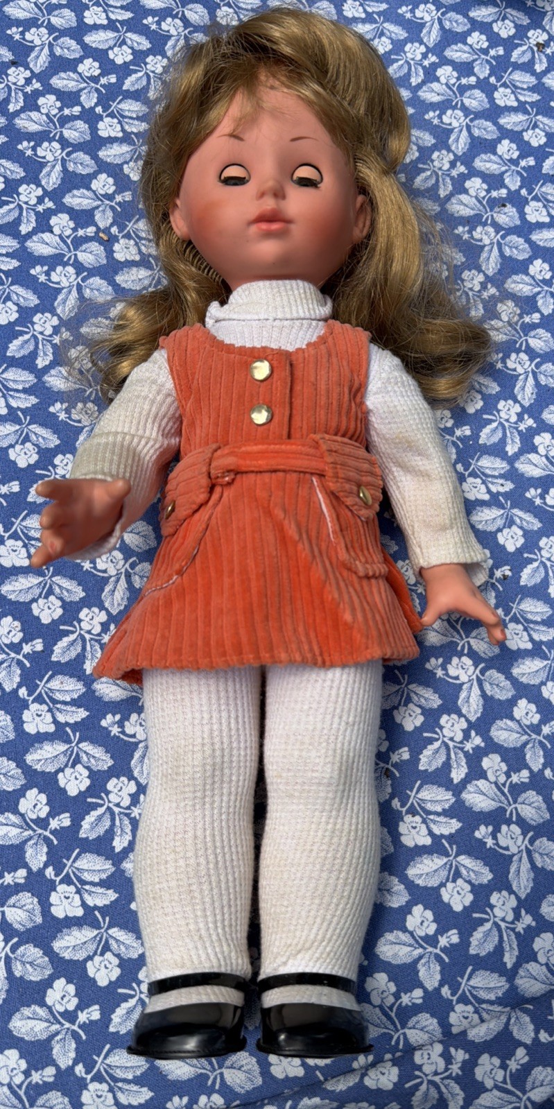 Italocremona IC 17” Doll 1969 Original Dress Shoes Italy 776 Rare Girl AG READ