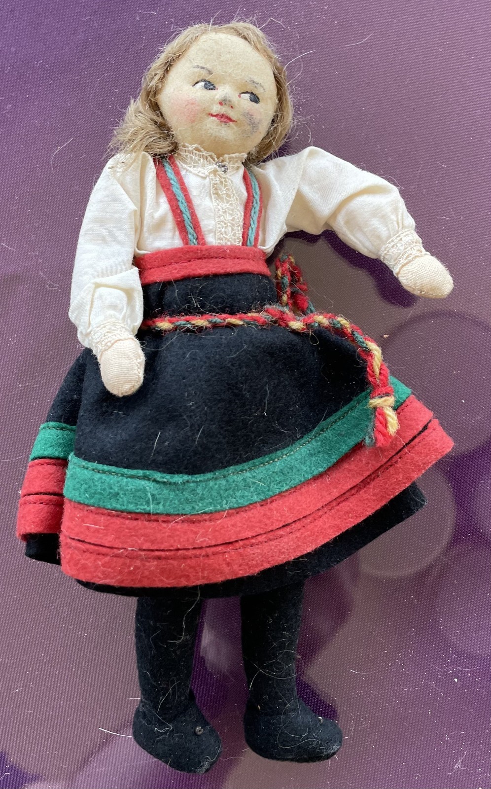 Vintage Norwegian Folk Art – Traditional Felted Attire