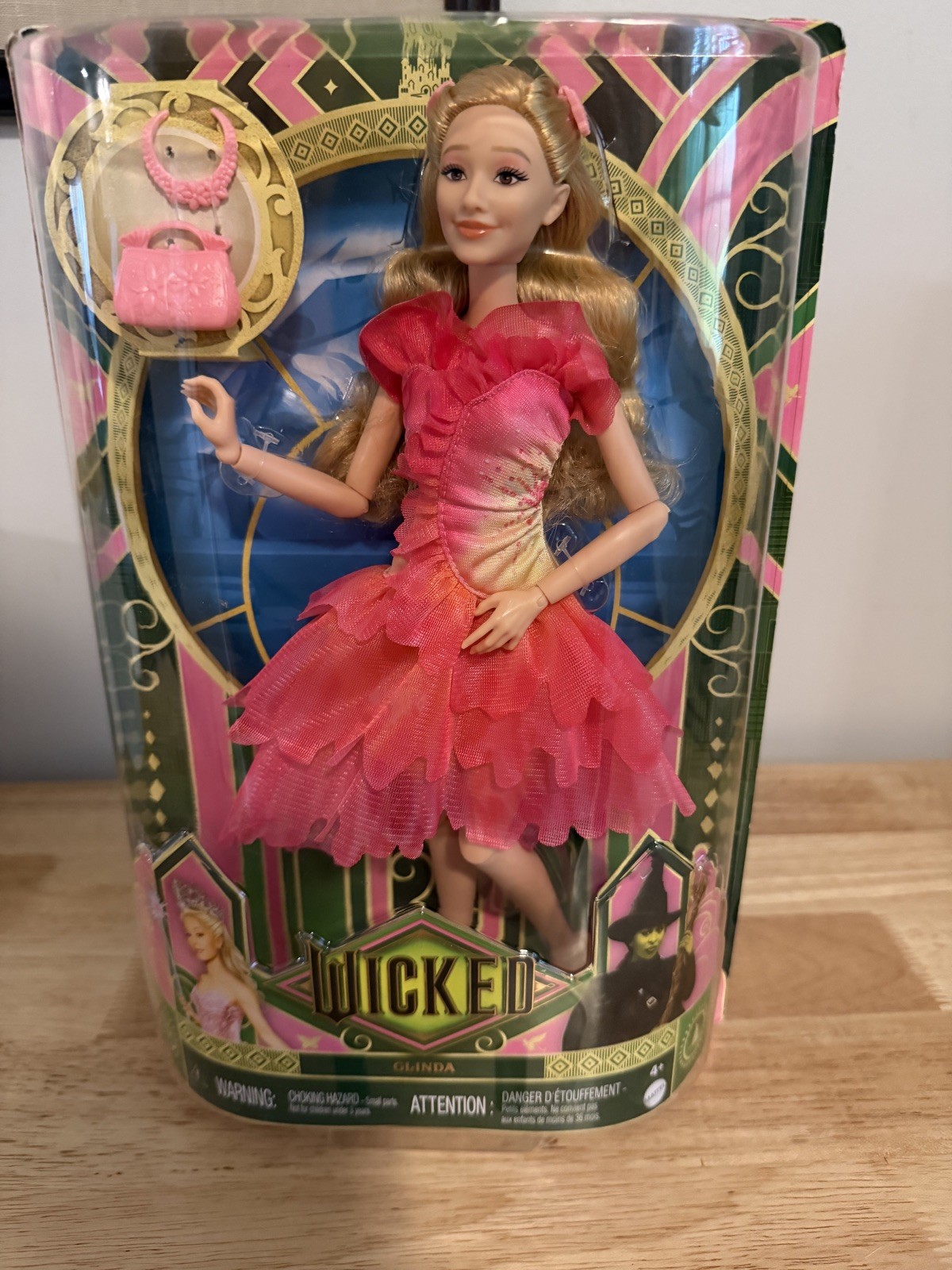 Universal Pictures’ Wicked Glinda Fashion Doll with Removable Accessories