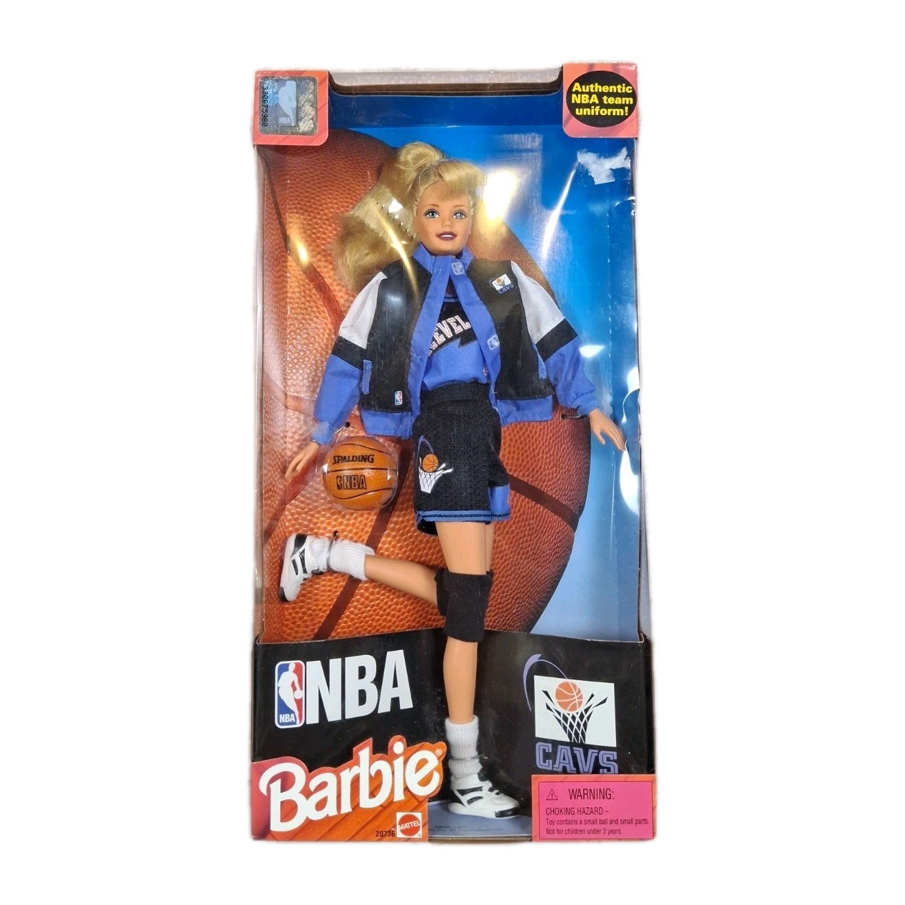 Vintage Barbie NBA Cleveland Cavaliers Cavs Basketball 1998