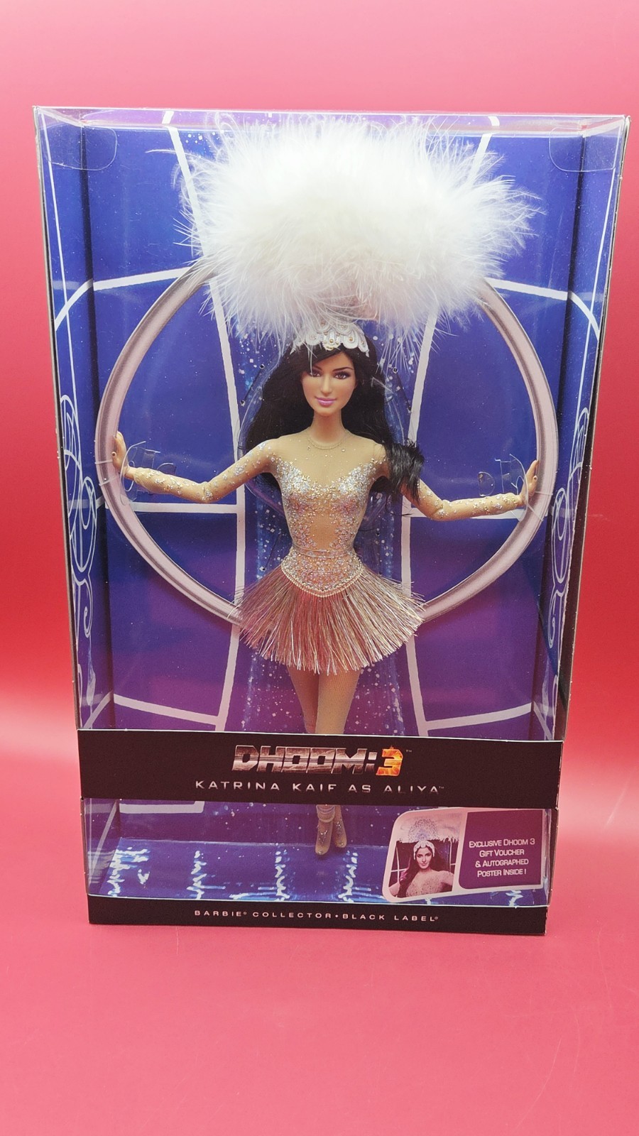 2013 Mattel DHOOM:3 Katrina Kaif As Aliya Barbie Black Label #X8267 NRFB