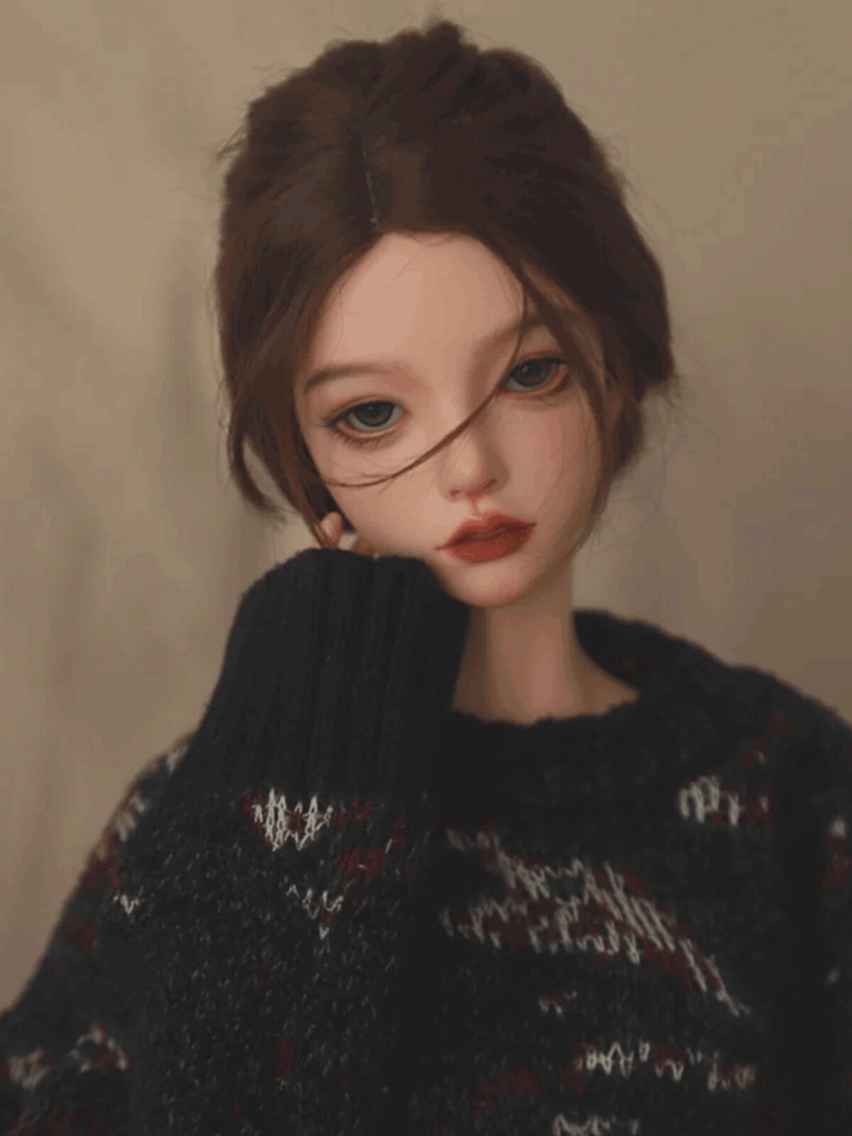 1/4 BJD Doll Nude Resin Body Dolls Beatuful Girl Face Makeup Eyes Handmade Gifts