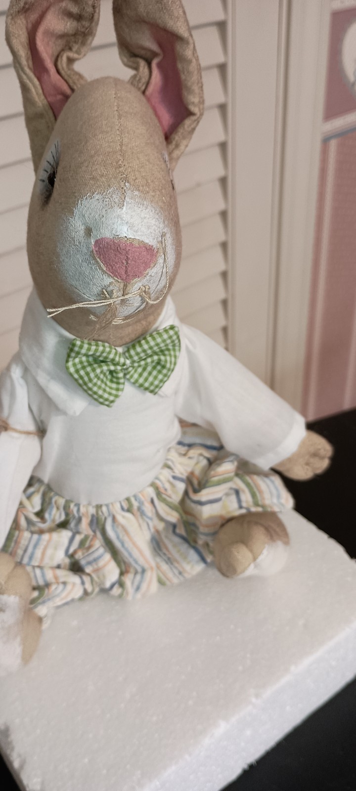 JOE SPENCER-GATHERED TRADITIONS-GALLERIE II-PRYCE RABBIT ART DOLL-13″H-2022-NEW