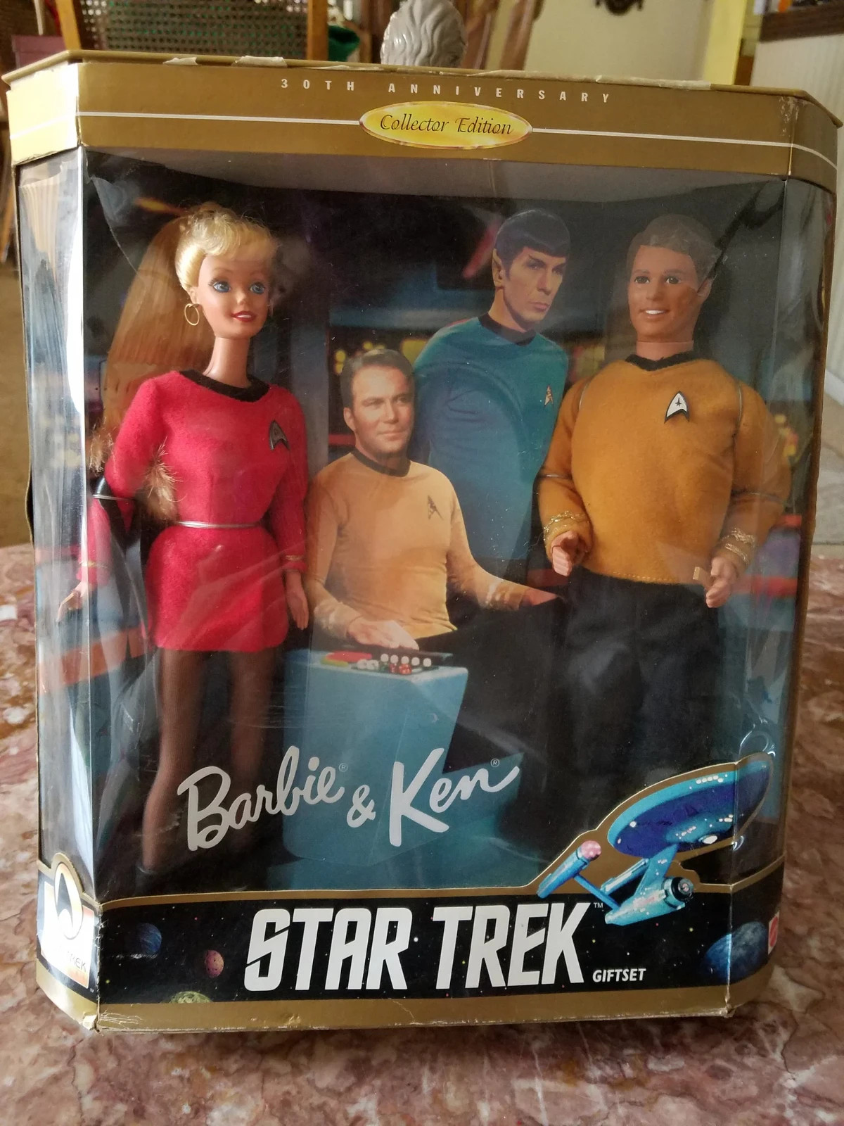 Barbie and Ken Star Trek 30th Anniversary Dolls Gift Set 1996 Mattel #15006