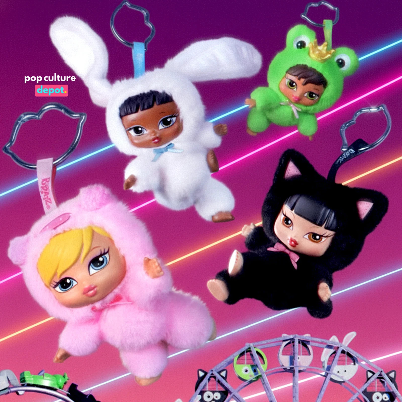 BRATZIEZ Iconz Seriez Plush Keychain Blind Box By BRATZ