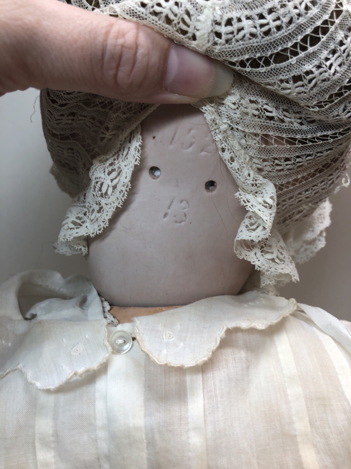 21” Antique Germany Bisque Doll Compo Body Kley & Hahn 152 13 Baby Sleep Eyes #L