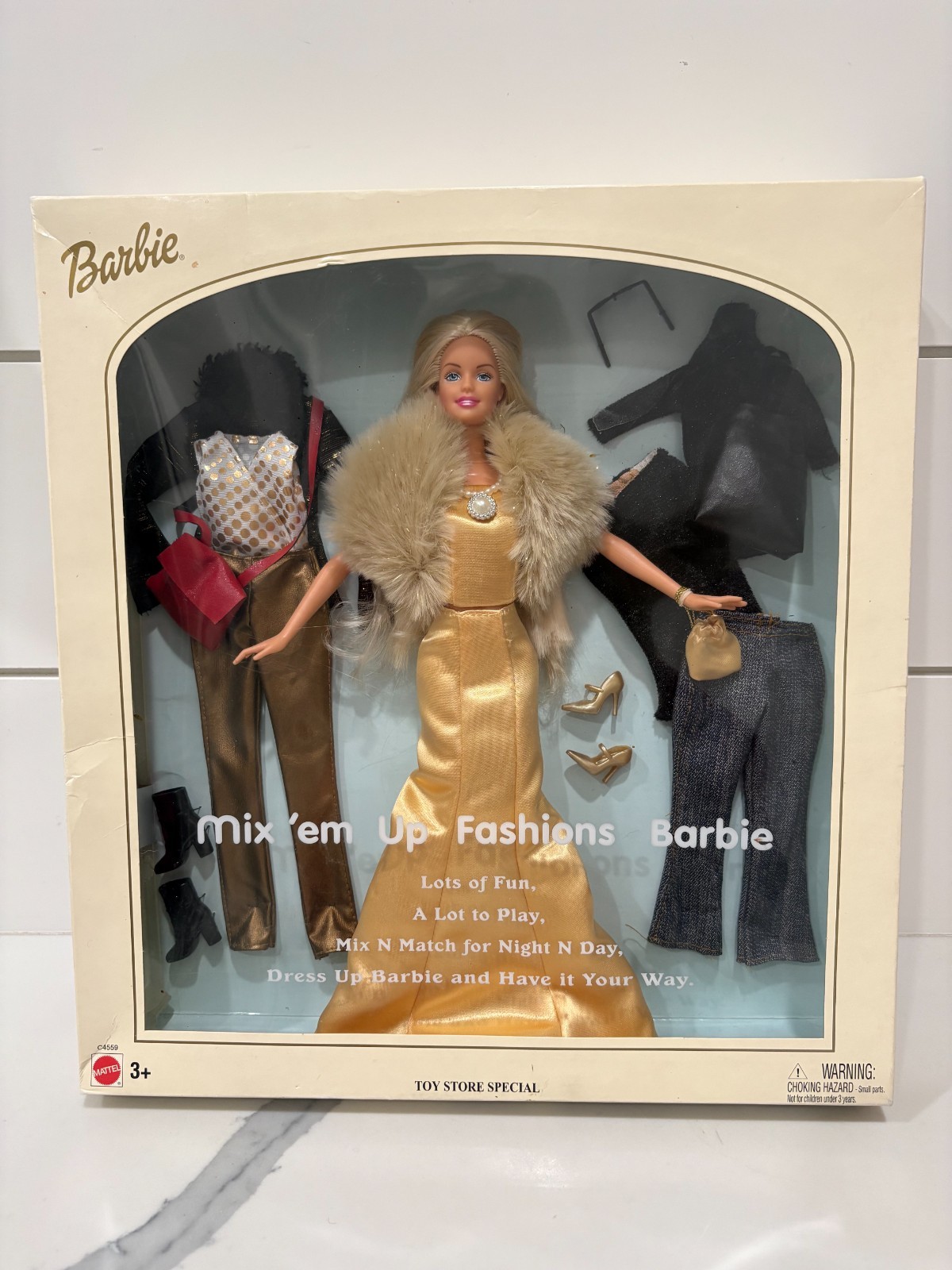 Barbie 2003 Mix-em Up Fashions Vintage Barbie Special Gift Set C4559 Mattel NEW