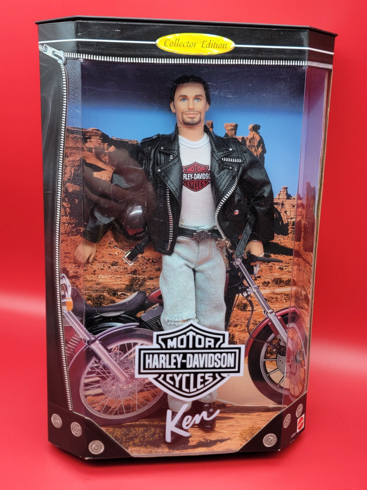 1998 Mattel Barbie Harley Davidson Ken Doll #1 Collector Edition #22255 NRFB