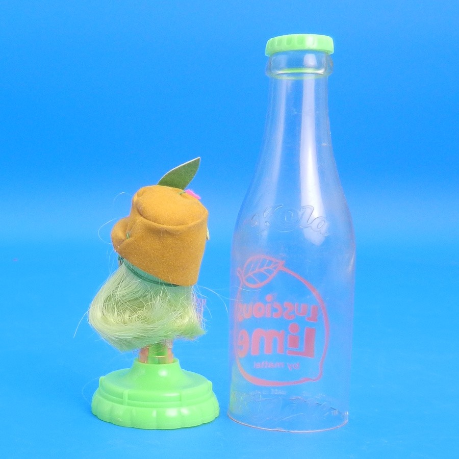 Vintage Liddle Kiddles *LUSCIOUS LIME KOLA* Doll in Soda Bottle Mattel 1960s
