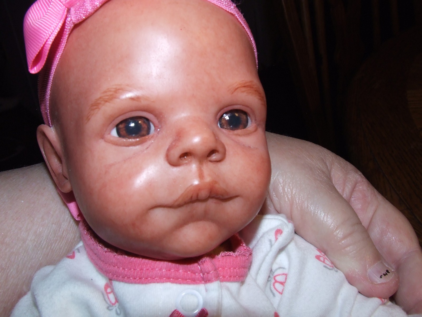 Reborn Doll Hand Painted and made from a Bountiful Baby Kit