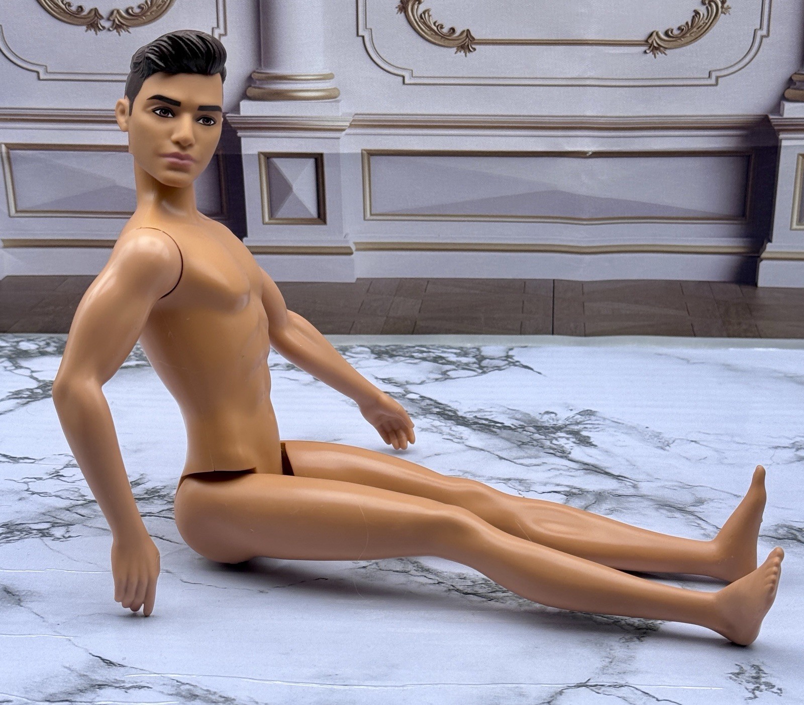 Custom 2016 KEN Hybrid Model MUSE?Doll~Dark Brown Hair & Brown Eyed Hottie!
