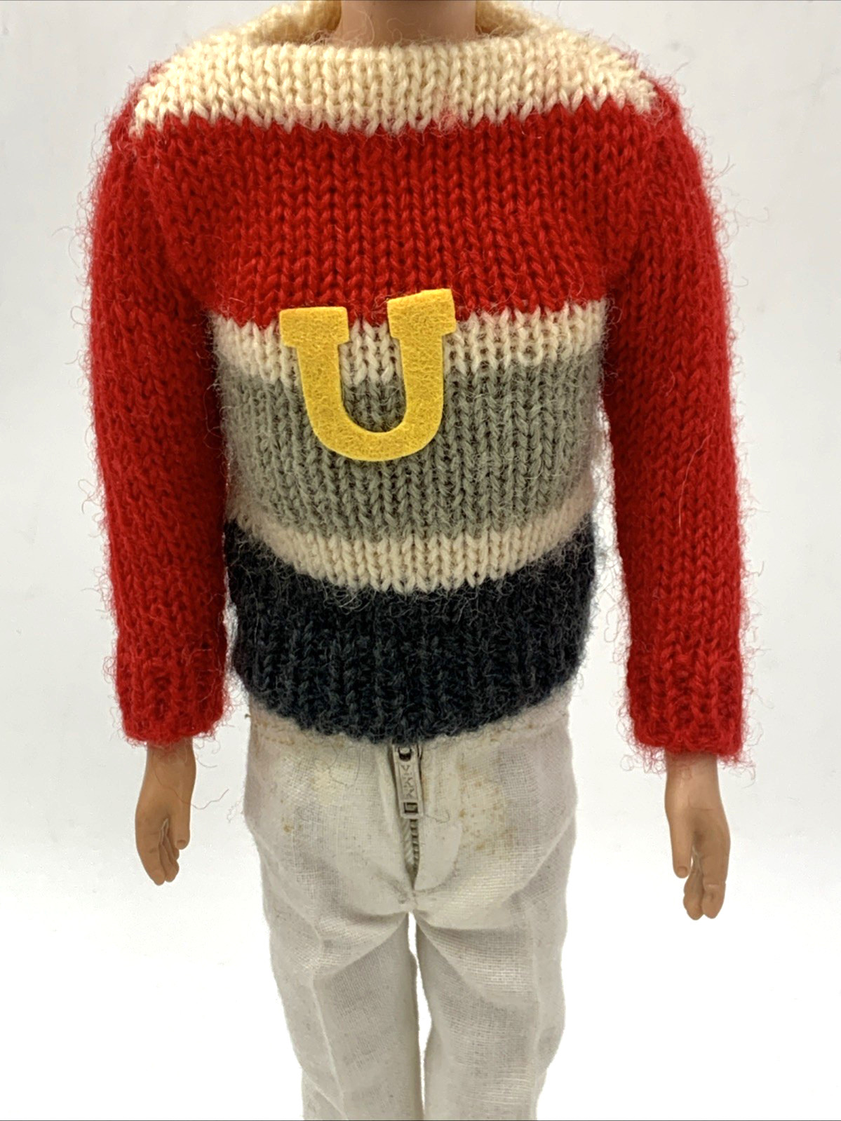 Vintage 750 Molded Hair Straight Leg Ken Barbie Doll w/ #770 Campus Hero Outfit