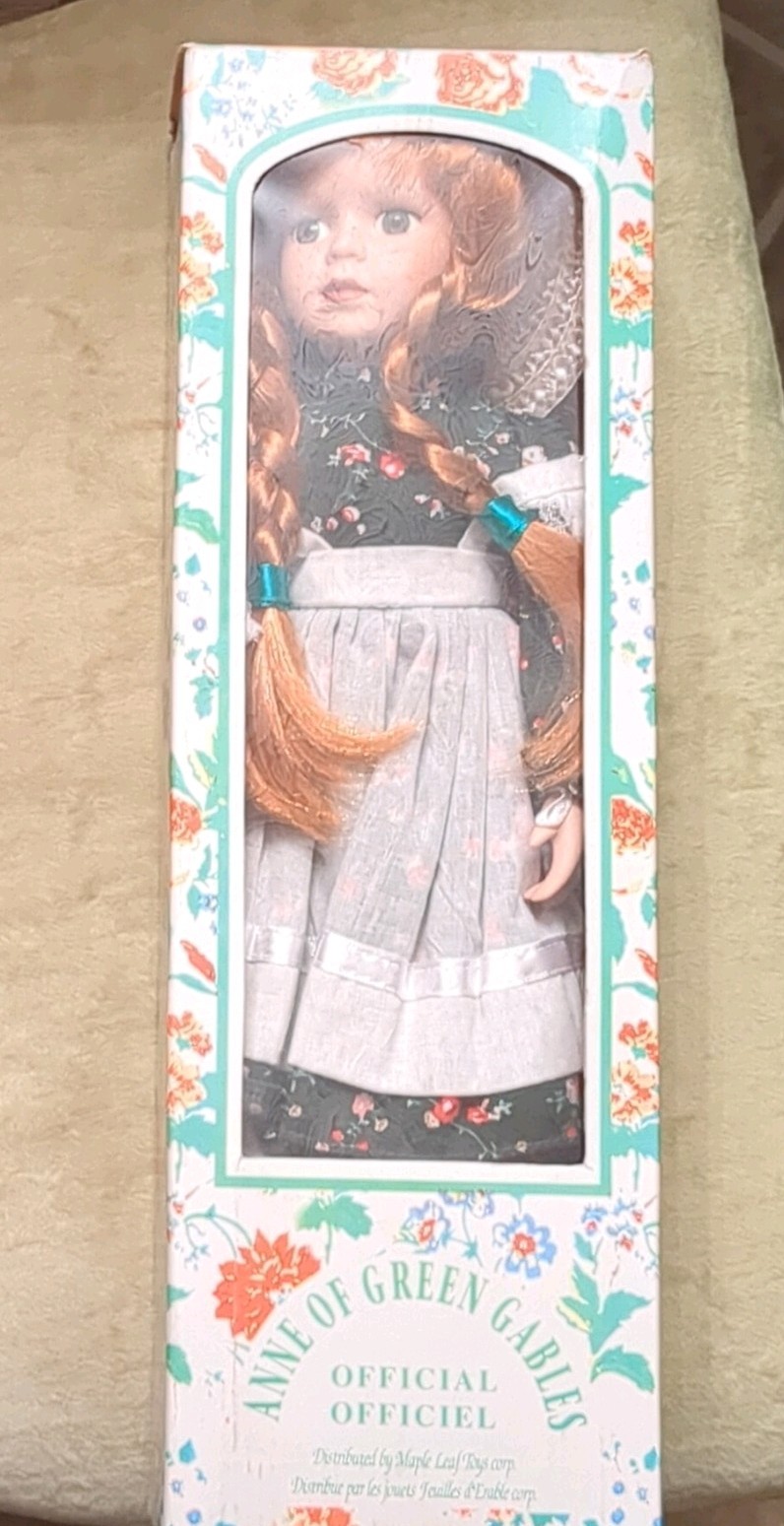 Anne Of Green Gables, Hand Painted Porcelain Doll