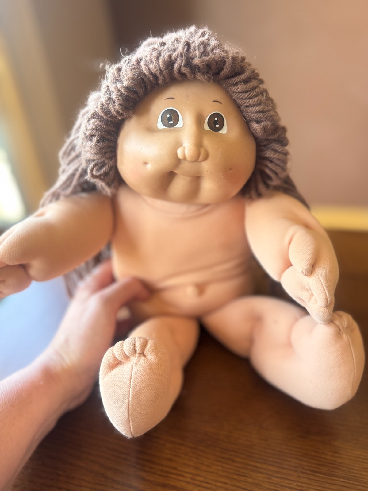 Vintage 1978.1982 Coleco Cabbage Patch Kids Doll – Brown Hair, Brown Eyes