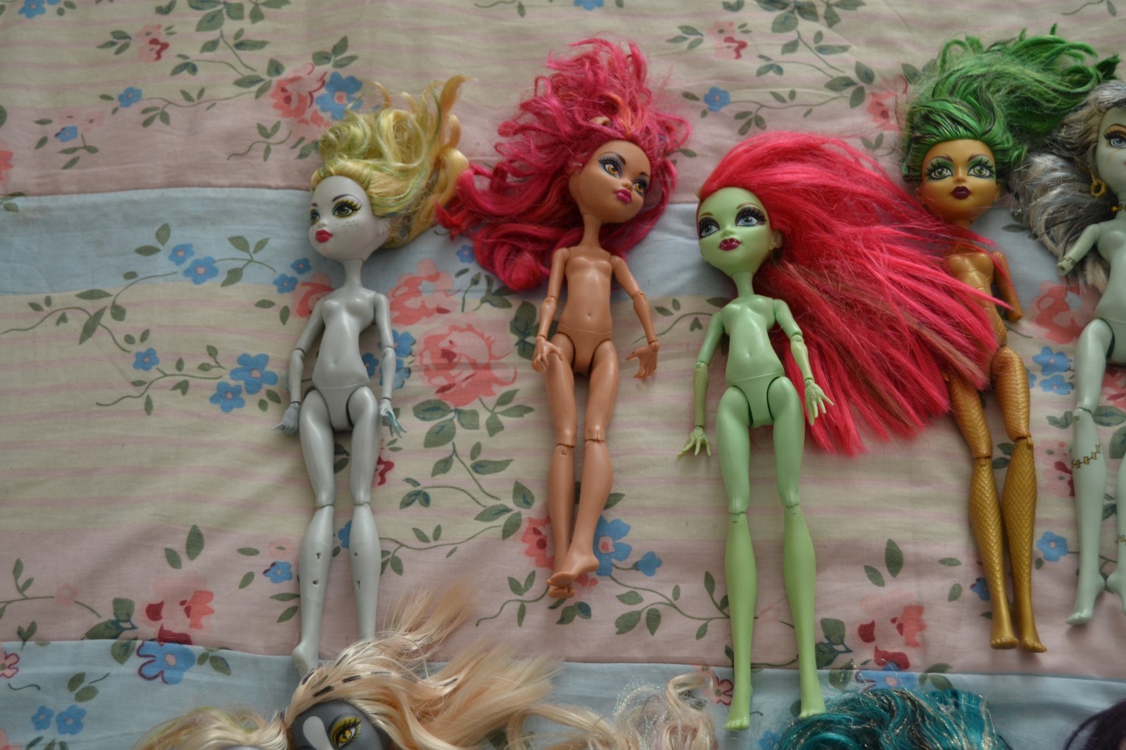 Bundle 14 x Mattel Monster High Dolls Clawdeen Skelita Cleo Venus & Accessories