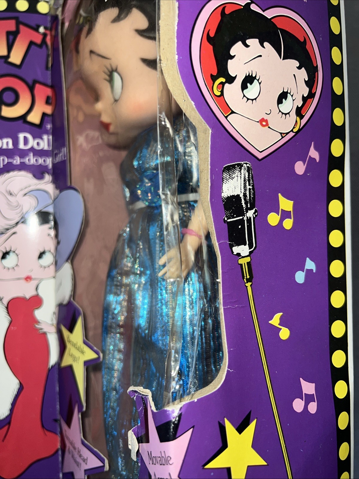 NEW BETTY BOOP FASHION DOLL 12″‘ 1986 KING FEATURES SYNDICATE MARTY TOY VINTAGE
