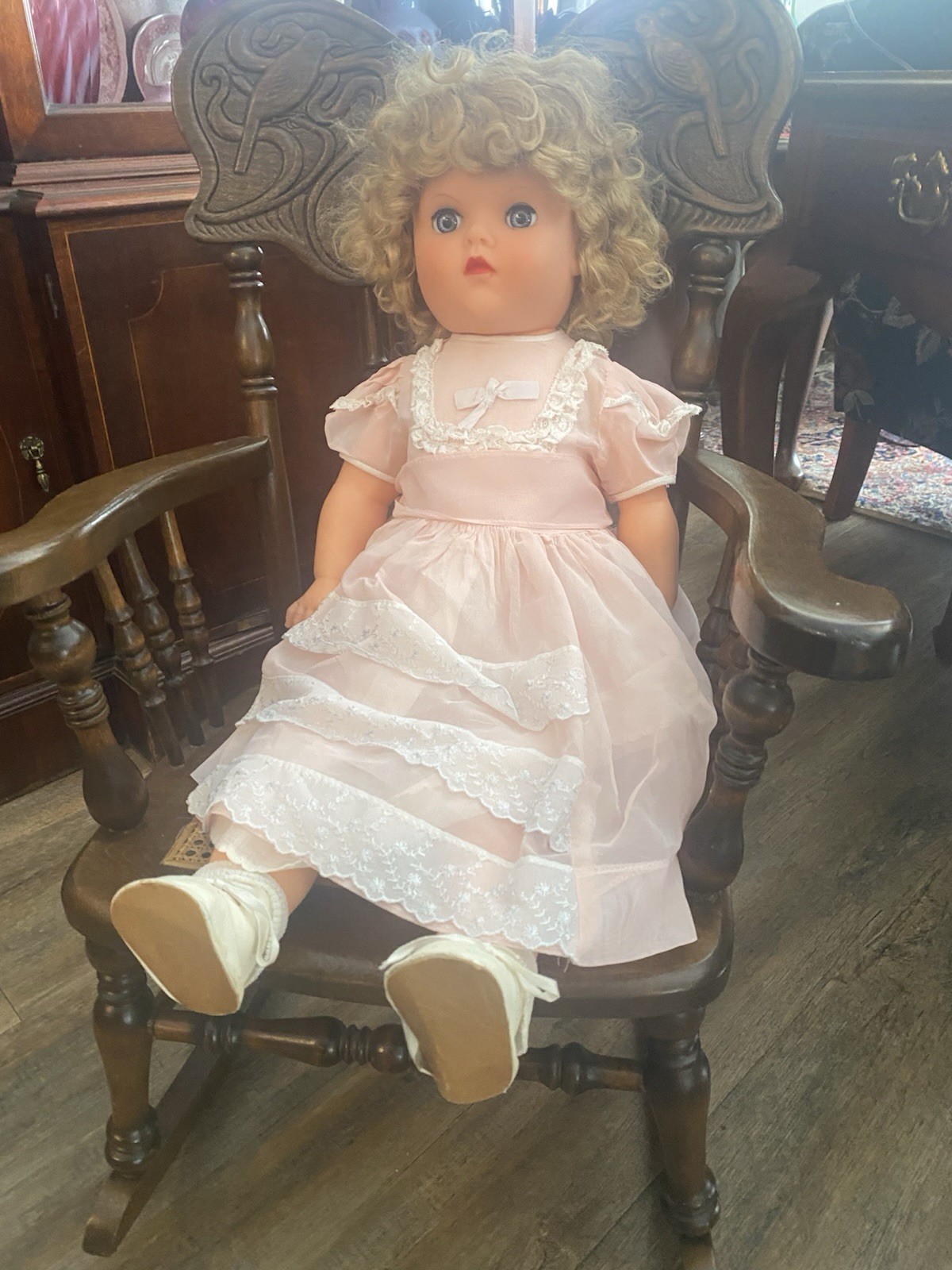 26” vinyl ( or rubber) doll, never handled. all original