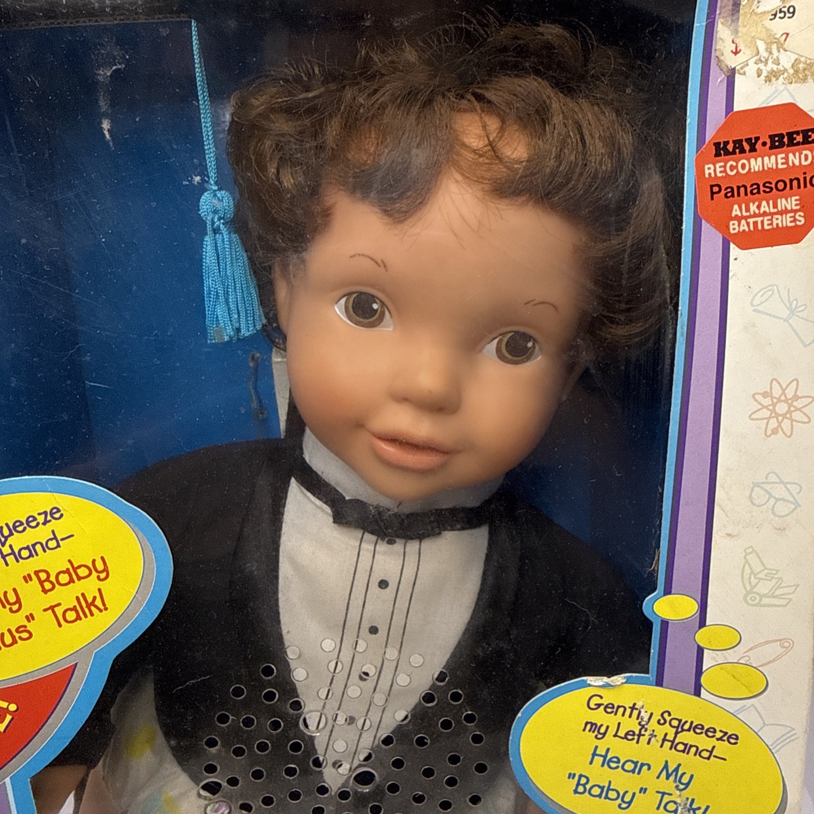 Vintage Baby Geniuses Wise-Cracking Sly Talking Doll Toy Biz 1999 As Is