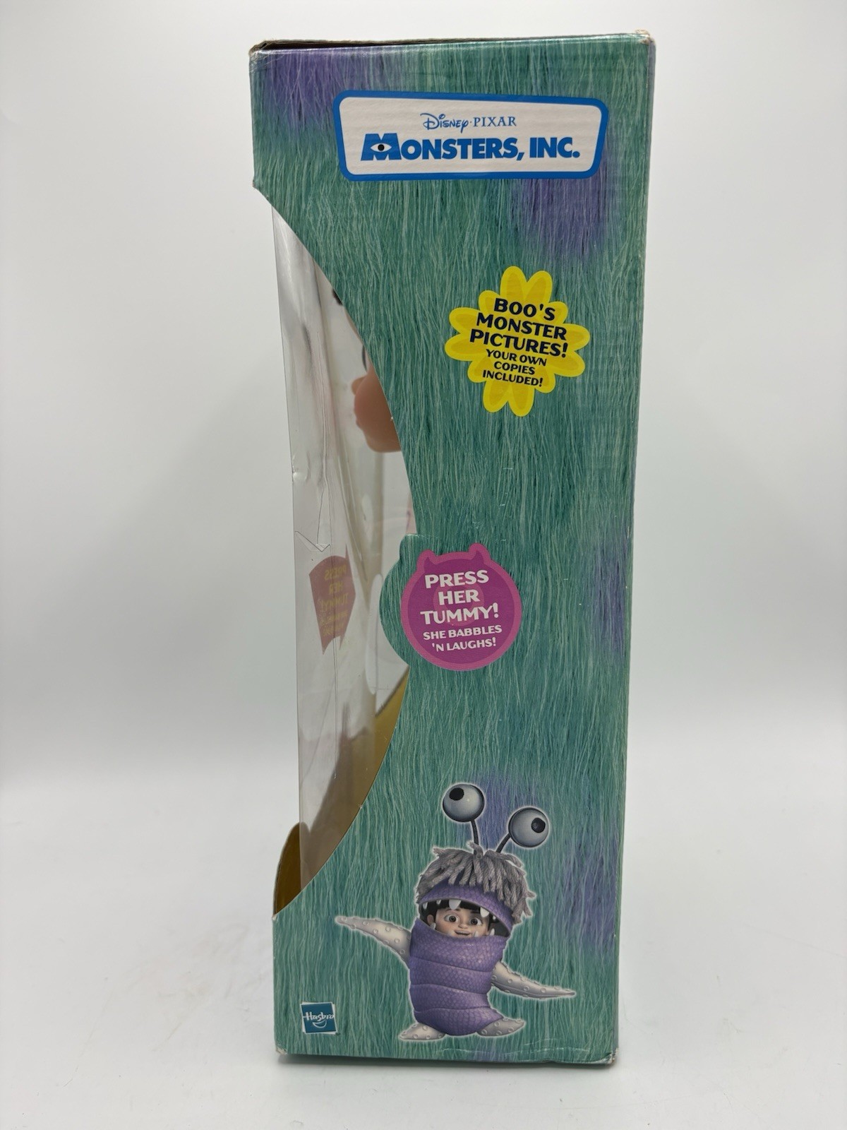 Vintage Monster’s Inc Draw With Me Talking Boo Doll Rare One! Toy 2002 Pixar