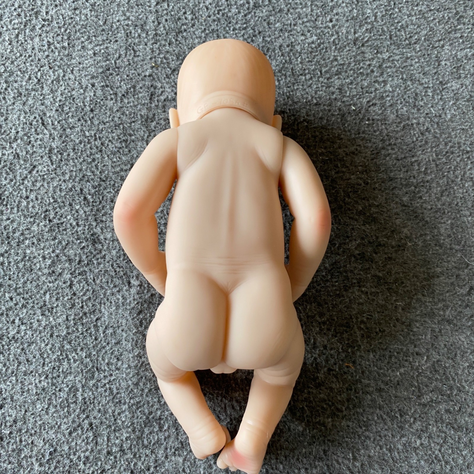Anatomically Correct Baby Boy Doll Brown Eyes Bottle Pacifier 10″