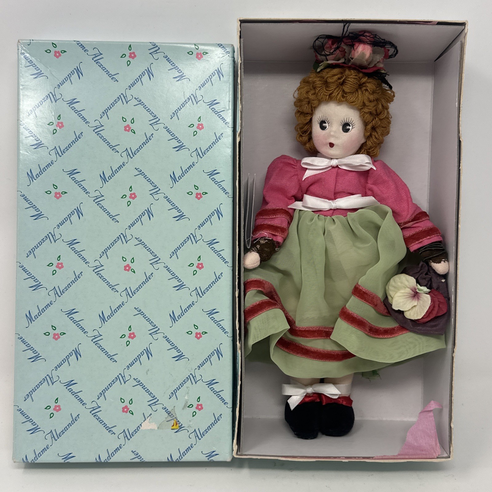 Madame Alexander Doll ~ 10” Little Shaver Pink & Green ~ 1999 ~ IOB