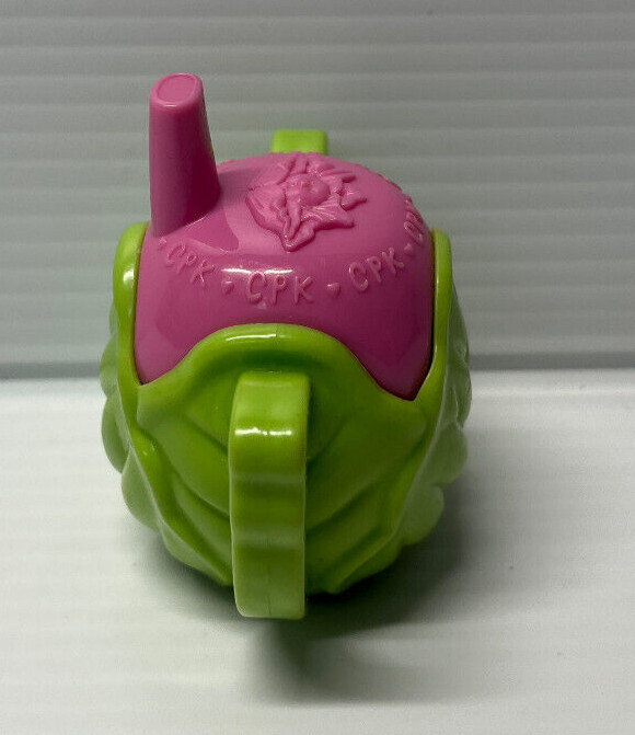 Vintage Cabbage Patch Kids Doll REPLACEMENT Pink Green Sippy Cup 2011