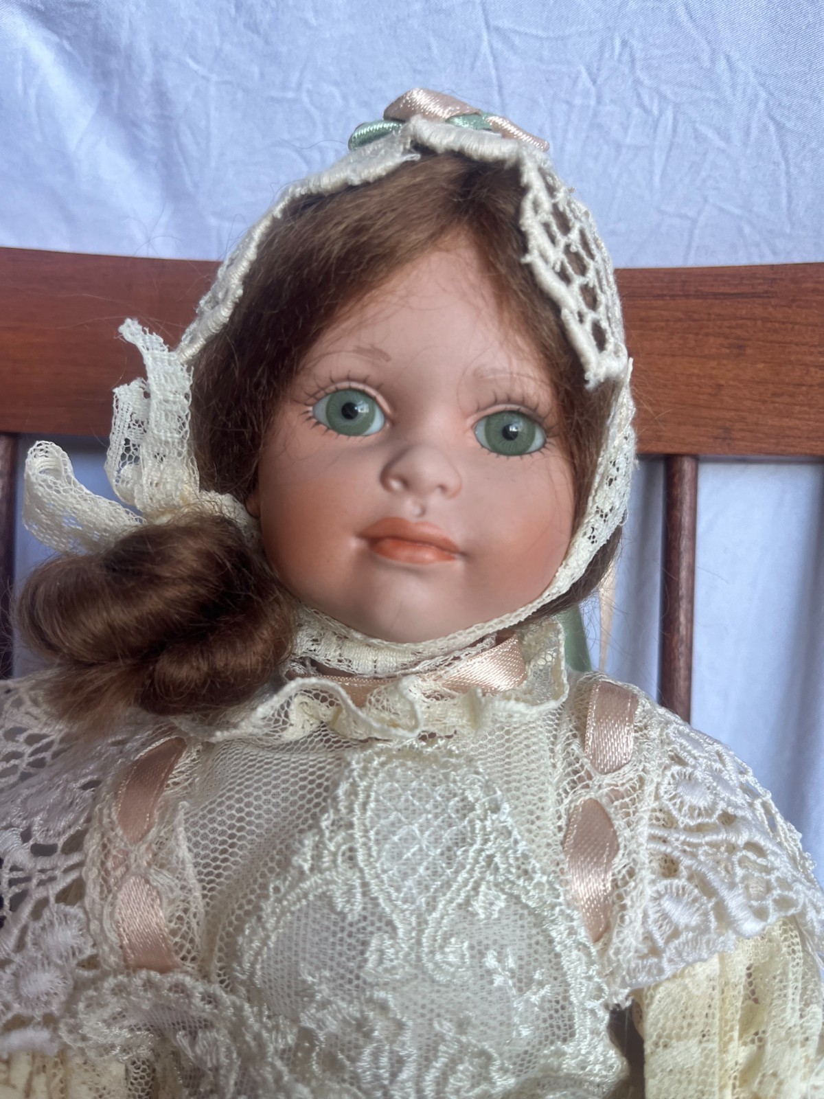 Vintage Le Bambole di Arianna VICTORIA Bisque Doll Made in Italy #57/300