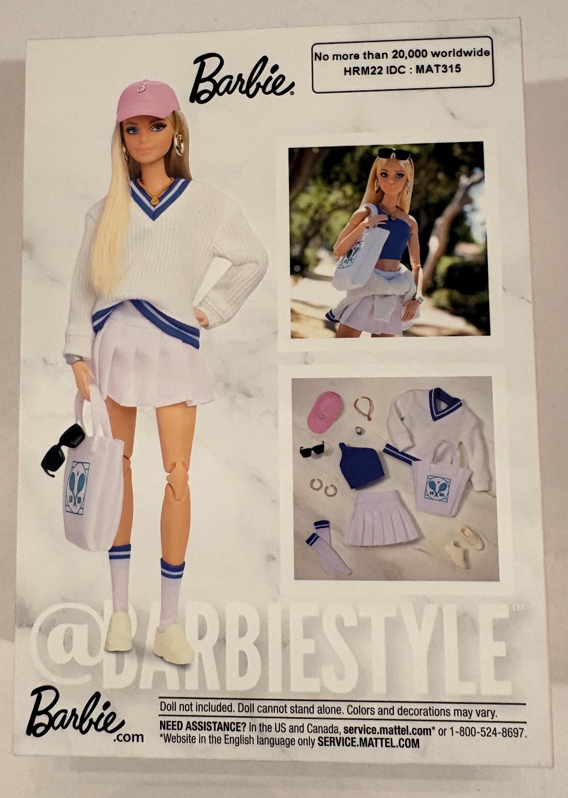 SALE 30% OFF 2024 BARBIESTYLE TENNIS CORE FASHION PACK HRM22 NRFP