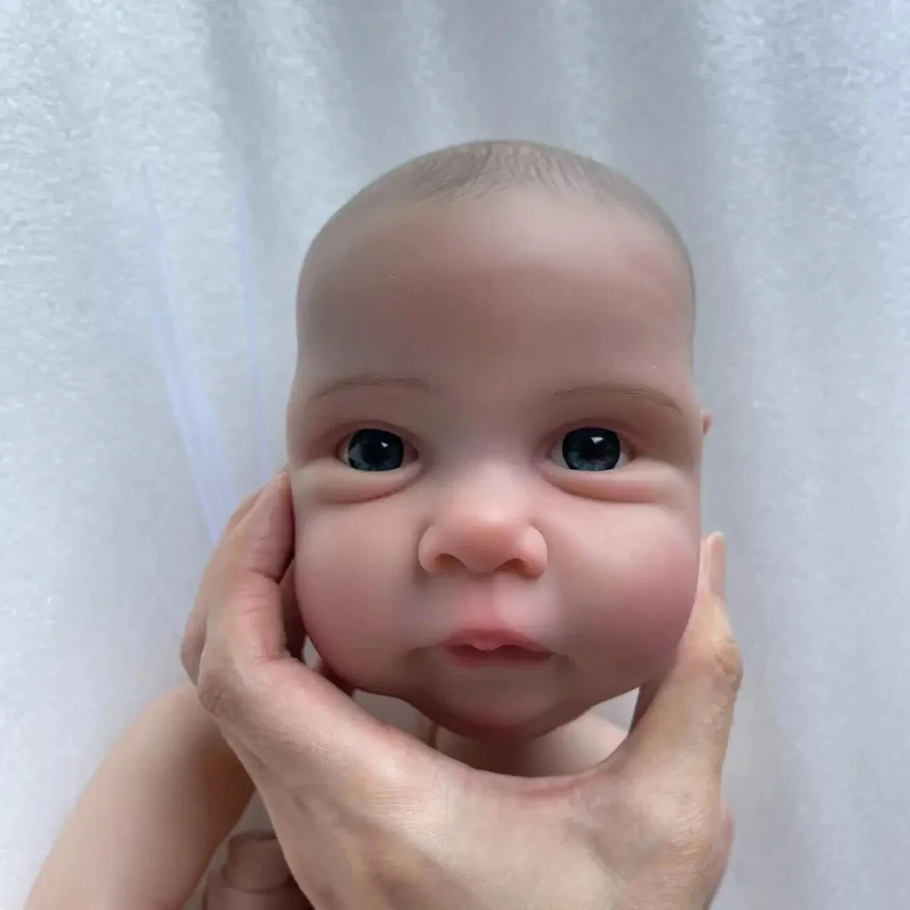 19″ Painted Reborn Doll Unassembled Kit Vinyl Parts Newborn Soft Cloth Body Gift