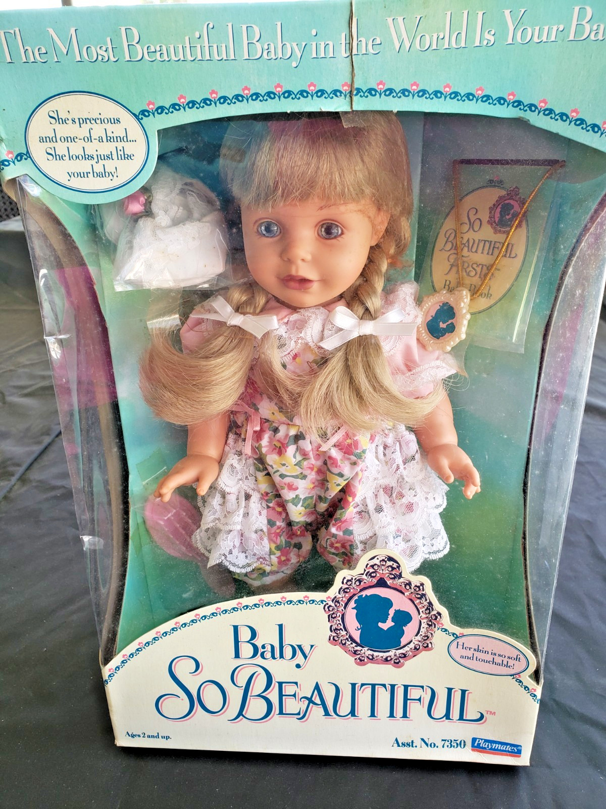 Vintage 1995 Baby So Beautiful Doll #7350 Playmates Judy Shackleford NIB NRFB