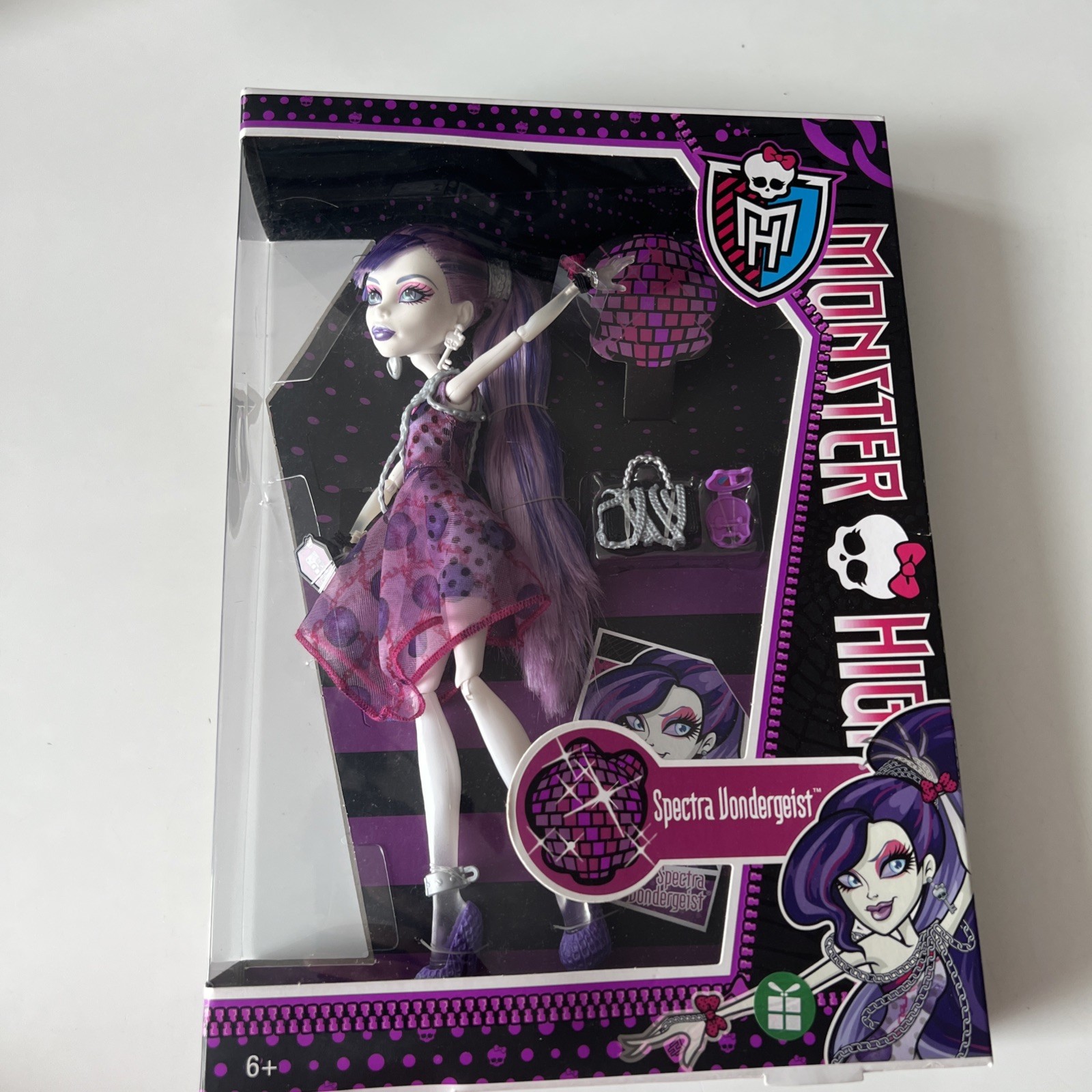 Monster High, Spectra Vondergeist, Dod dead Georgeous, X4531, NRFB 2011 New