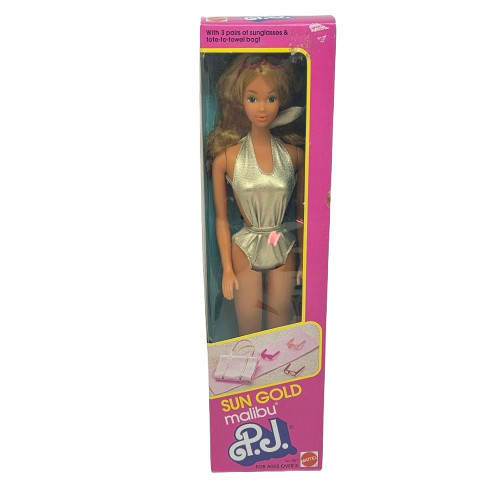 VINTAGE 1983 SUN GOLD MALIBU PJ DOLL MATTEL BARBIE # 1187 NEW IN BOX NRFB