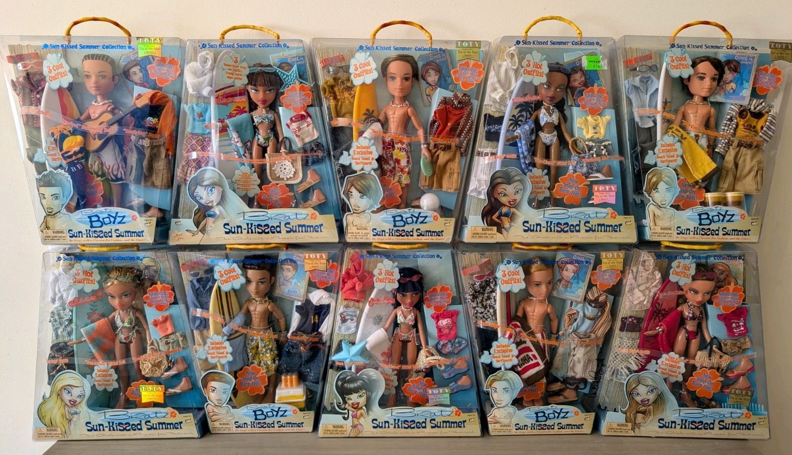 Bratz NIB Sun-Kissed Summer Complete Collection ***SIGNED BY CARTER BRYANT***
