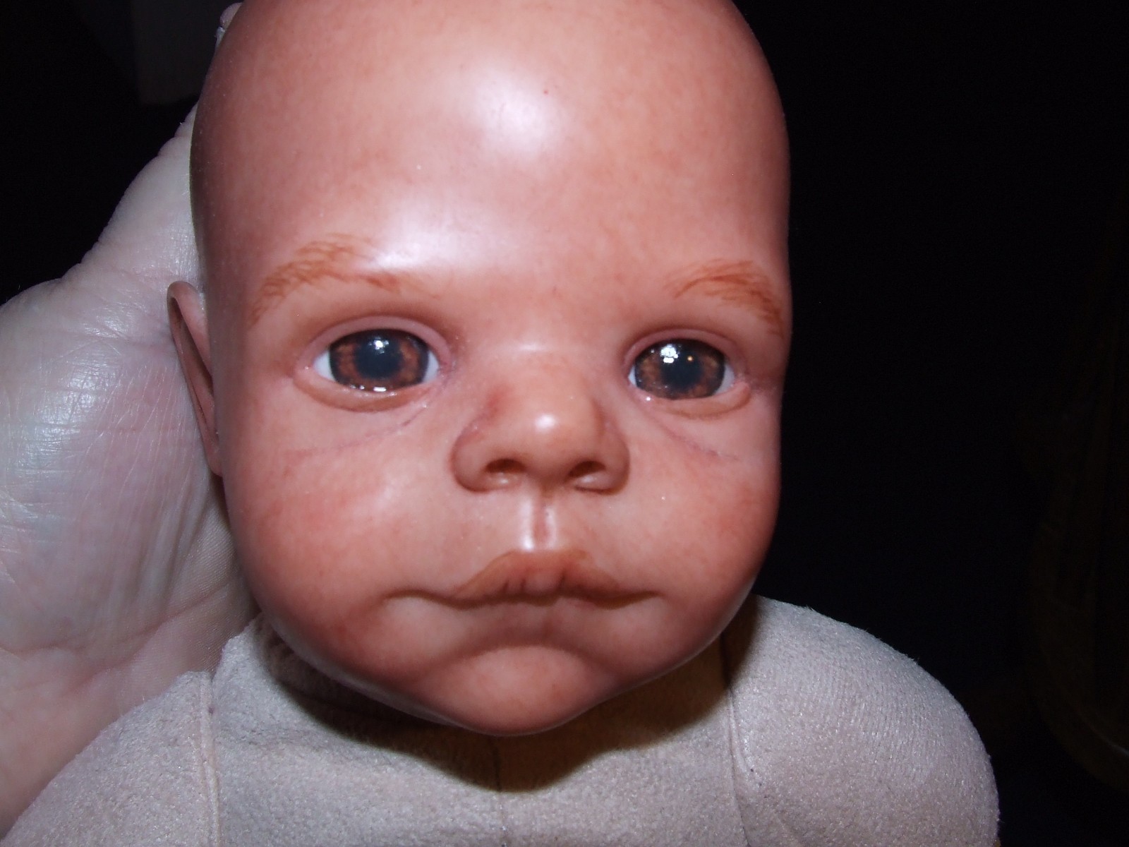 Reborn Doll Hand Painted and made from a Bountiful Baby Kit