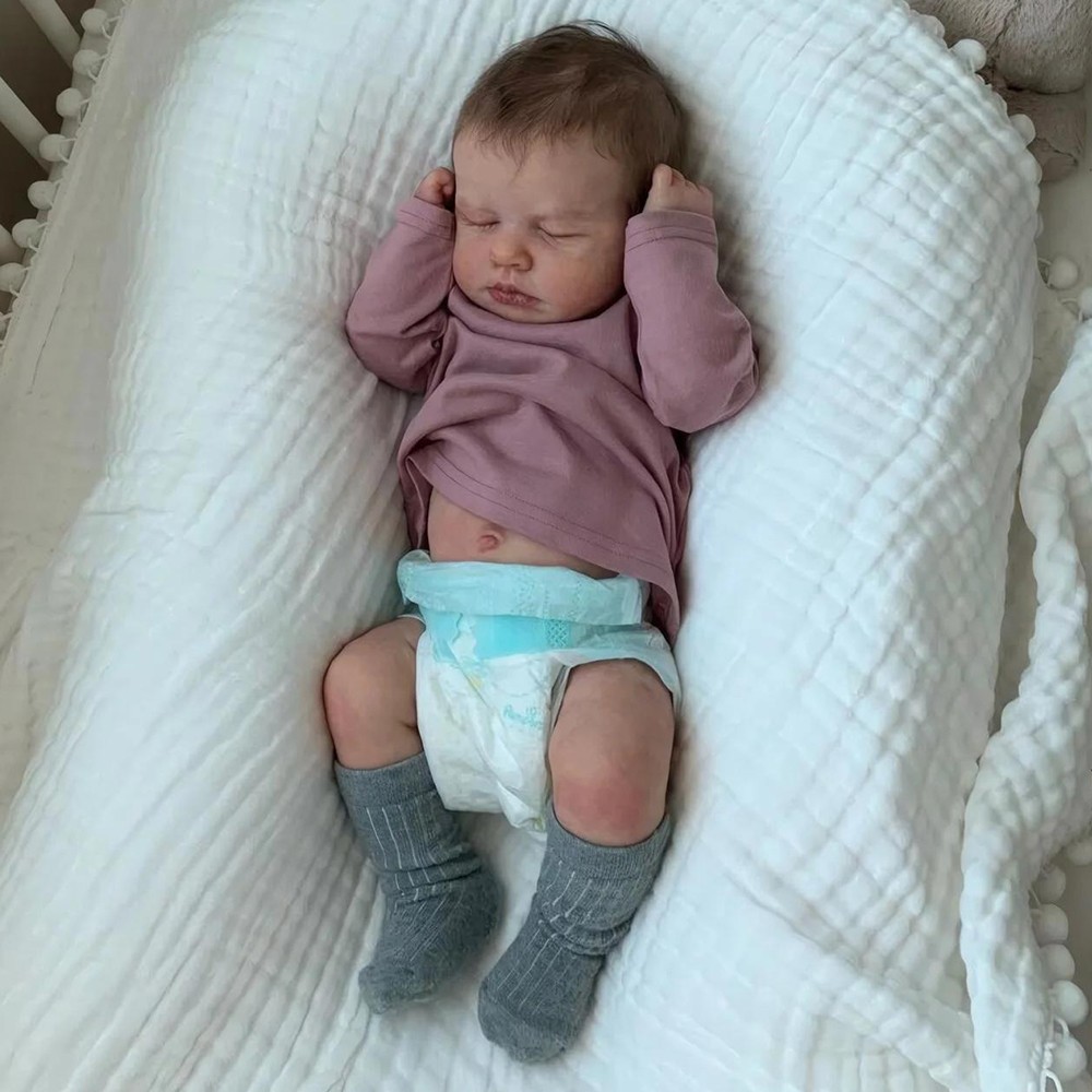 20 Inch Realistic Reborn Baby Dolls Full Body Vinyl Silicone Girl Newborn Doll