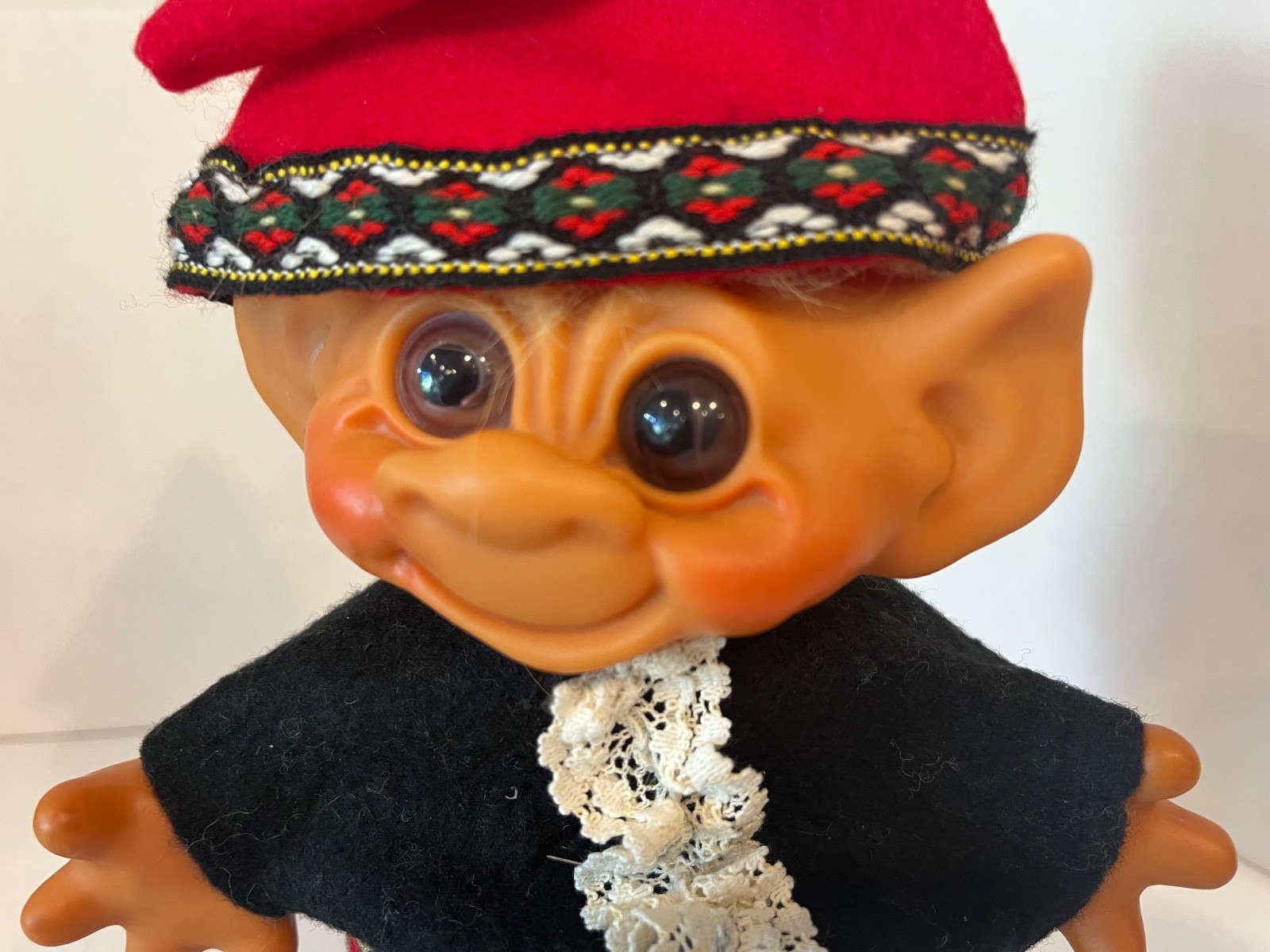 Dam Troll DANISH BOY Ethnic Costume Scandia House 7 1/2″ Non Bank 60’s MELROSE