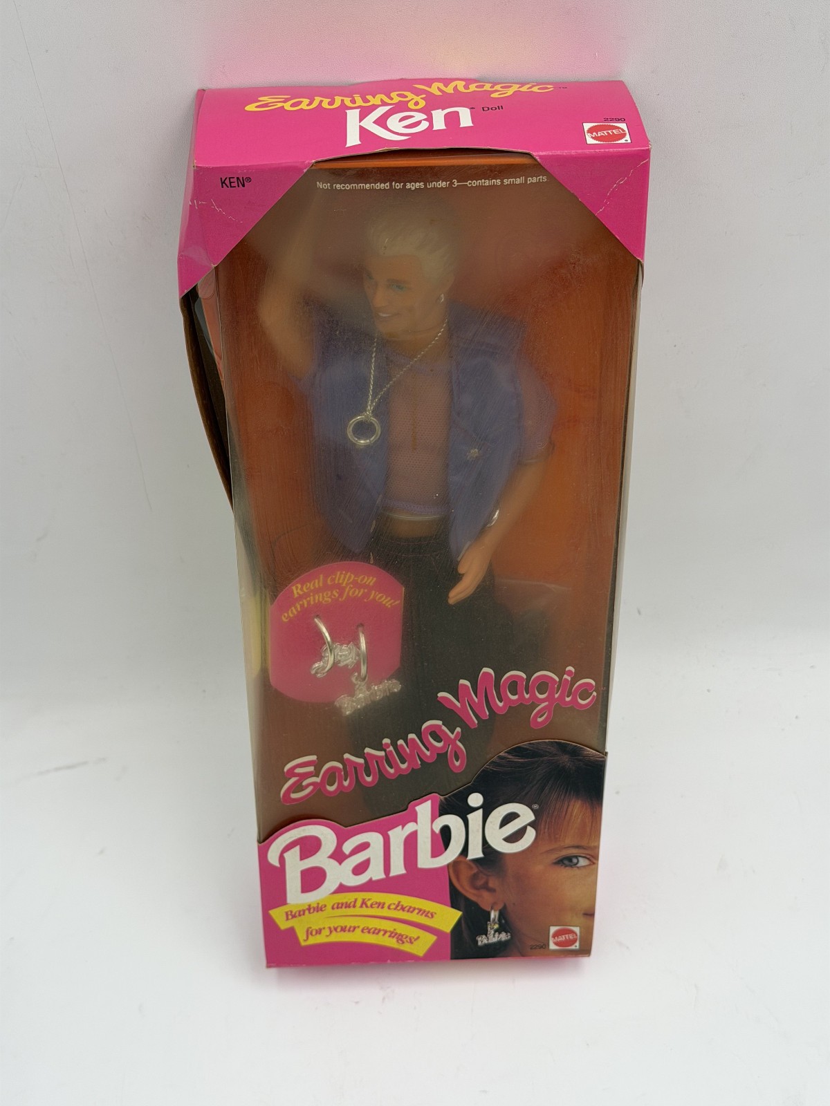 Earring Magic Ken Barbie Mattel #2290 Vintage 1992
