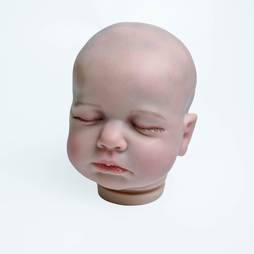 Very Cute 19″ Painted Reborn Doll Kit Loulou Sleeping Unassembled Kit Cloth Body