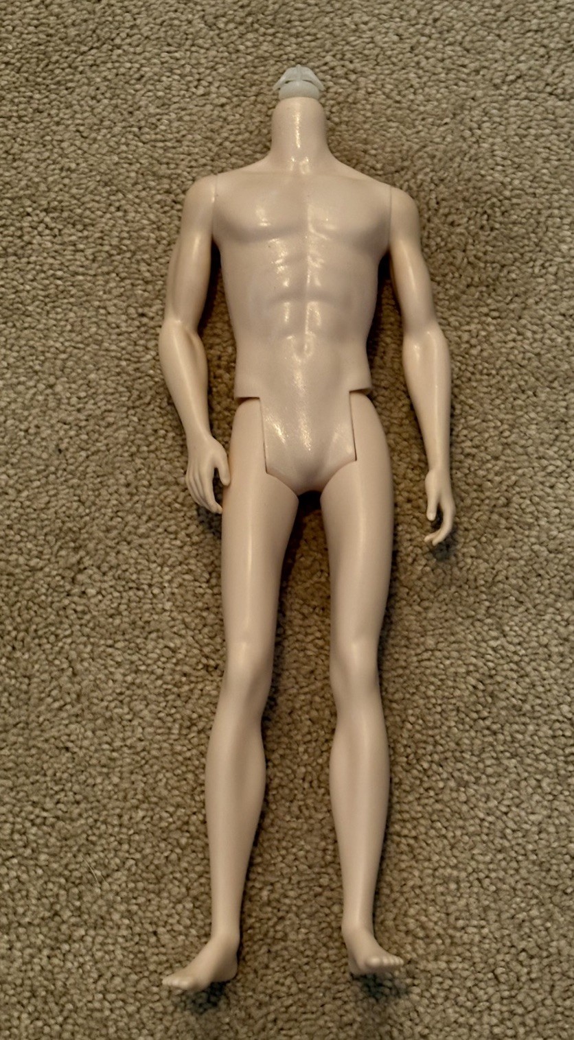 Mattel Twilight Barbie Doll 11” Model Muse Body Only Extra Light Tone For OOAK
