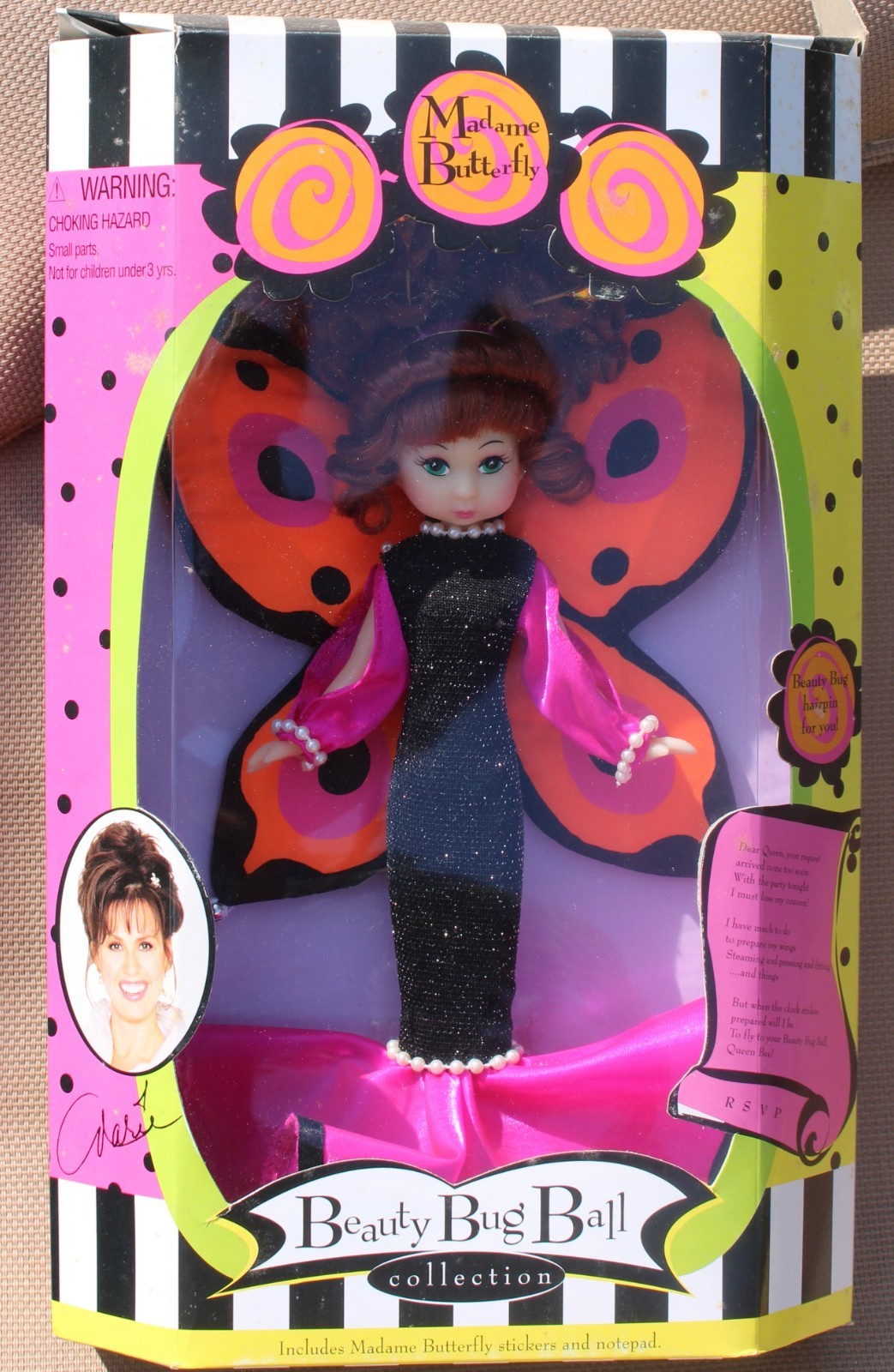 1999 Knickerbocker Marie Osmond Beauty Bug Ball Collection Madame Butterfly