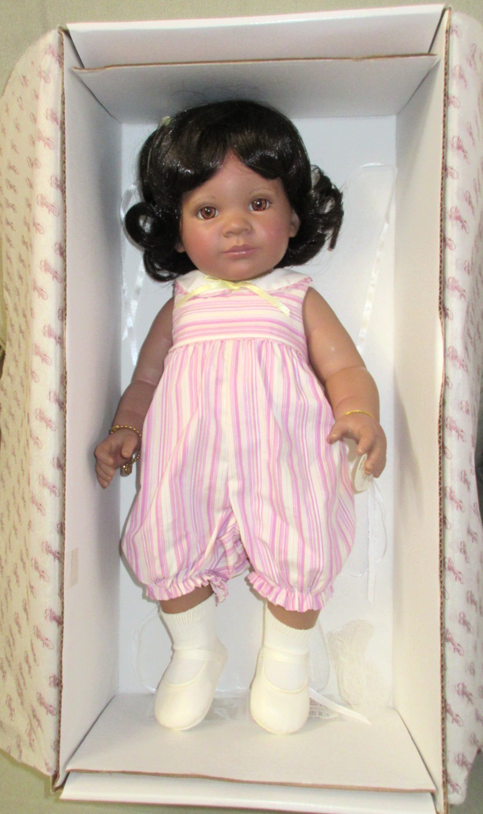 2004 Tonner 20″ Effanbee Button Nose BASICALLY EMILY African American Doll w Box