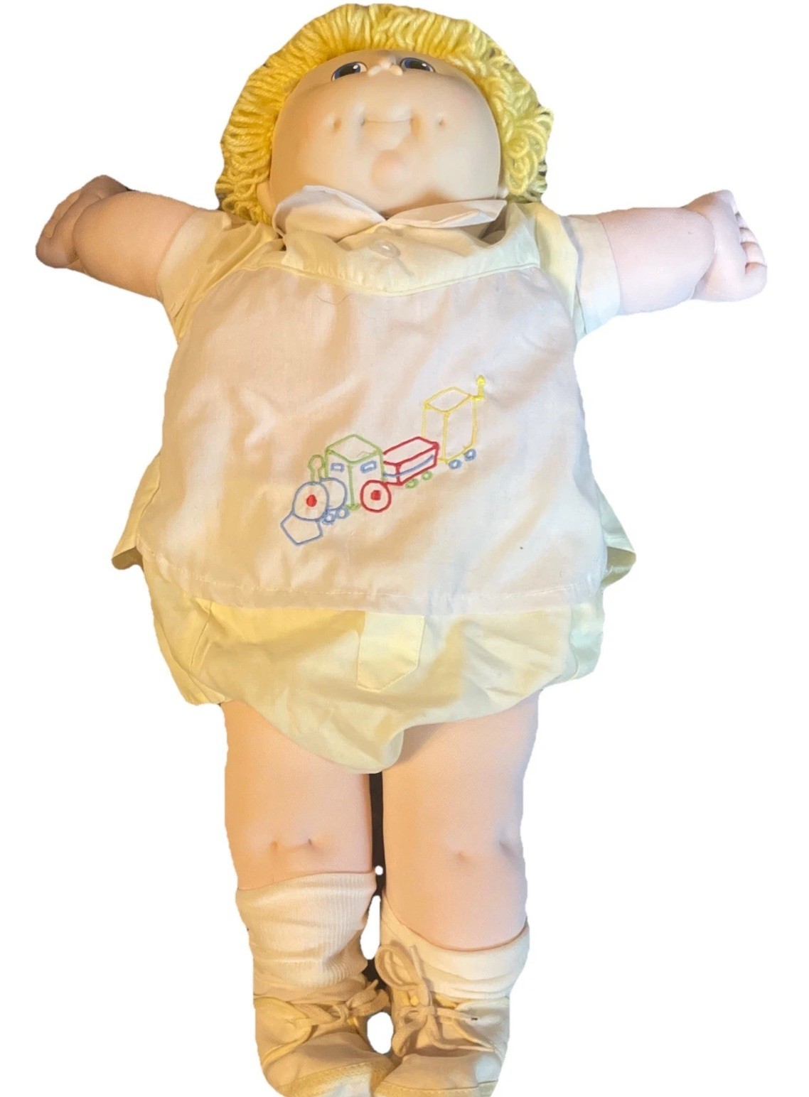Cabbage Patch Style Doll Homemade Boy And Girl, Lot Of 2