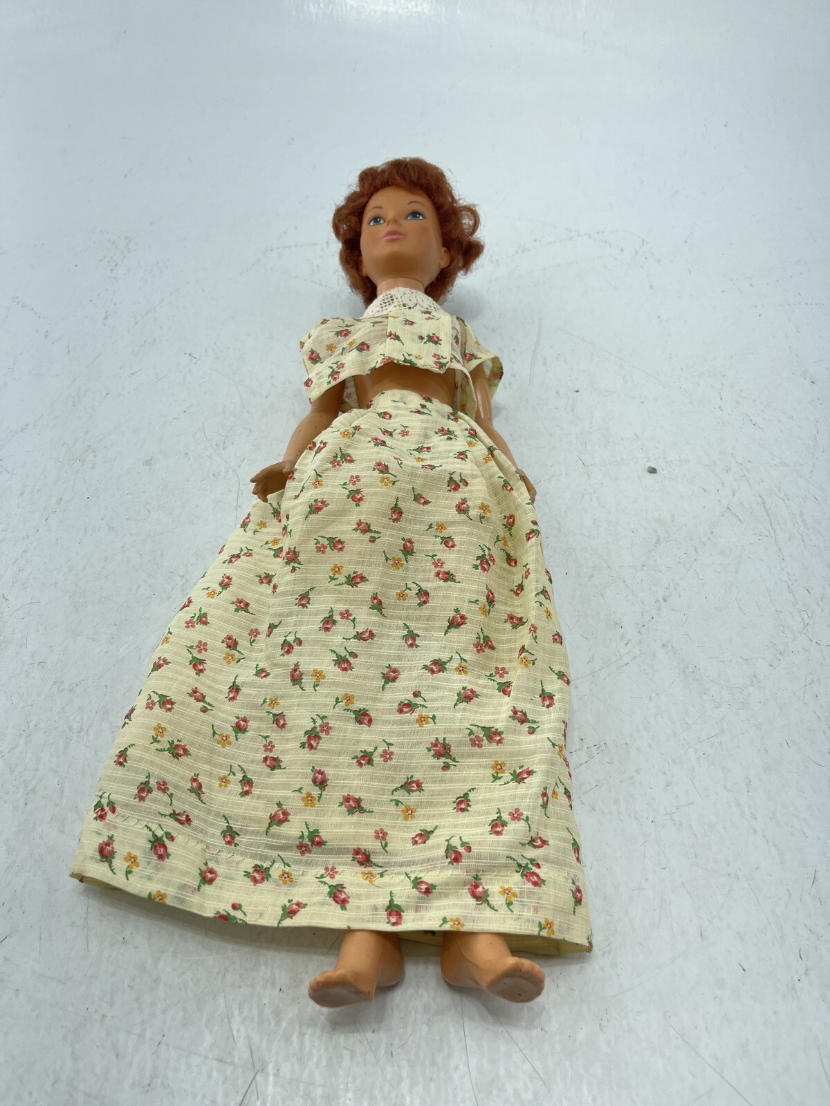 Ideal Toys 1977 Head 1974 Body Plastic Short Rooted Red Hair 18″ Doll