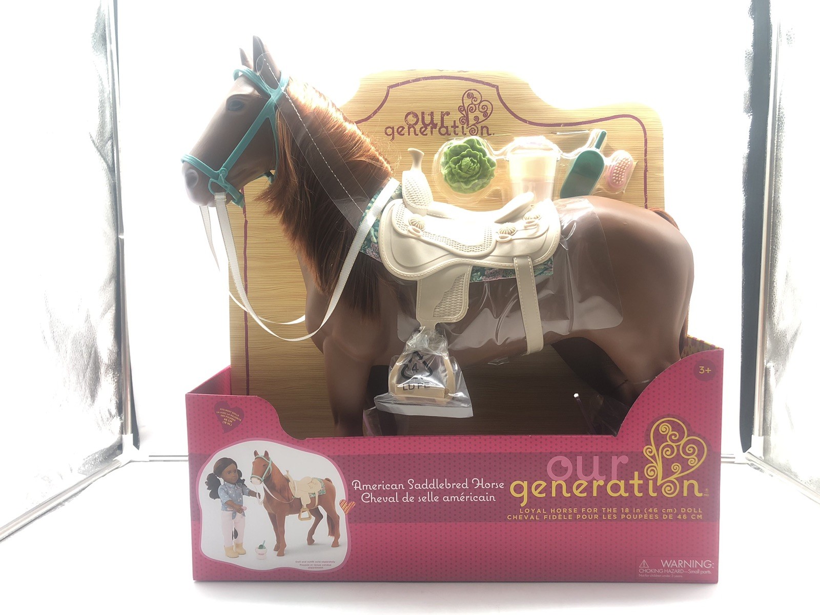American Saddlebred Horse 18″ by Our Generation Brand New in Box *