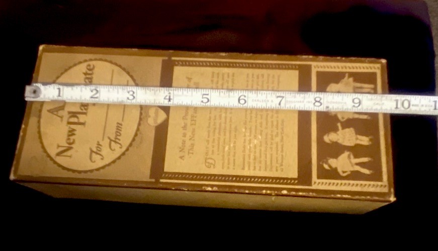 Rare Vintage 1930s Effanbee Patsyette Empty Box Factory Stamp COLORED Variation