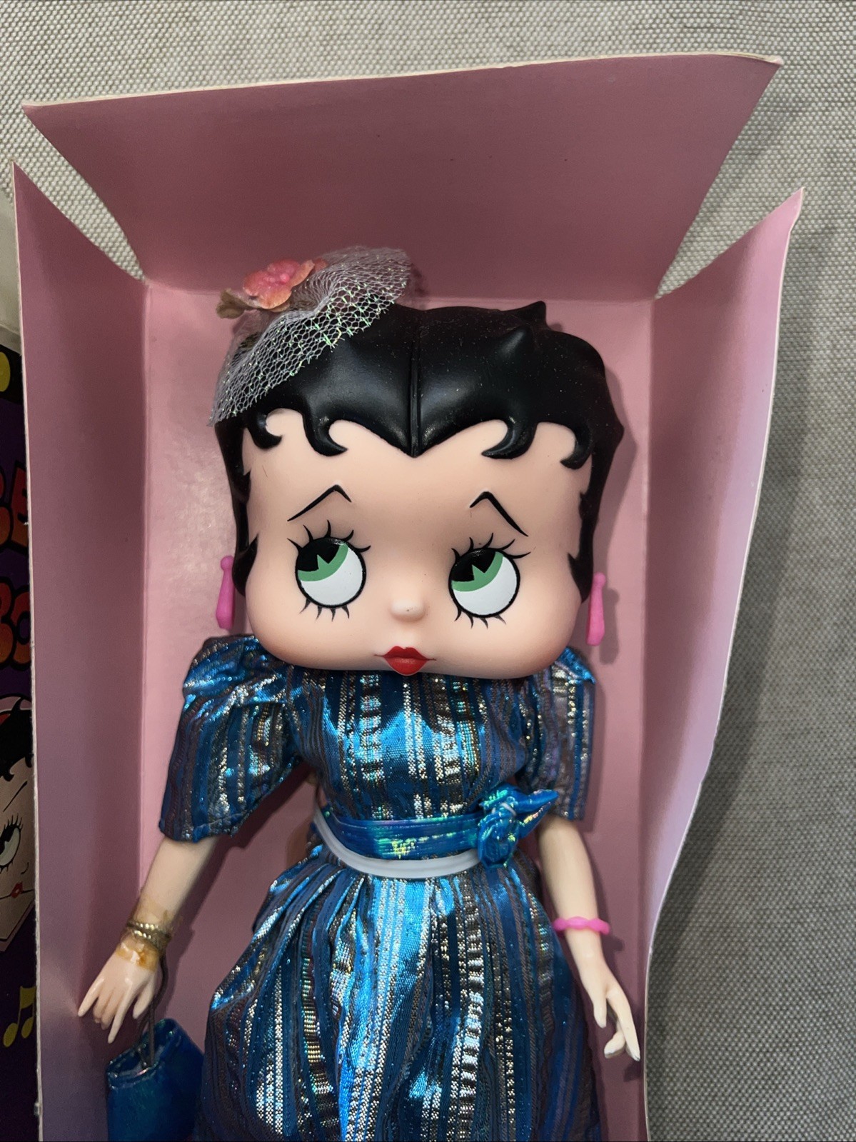 NEW BETTY BOOP FASHION DOLL 12″‘ 1986 KING FEATURES SYNDICATE MARTY TOY VINTAGE
